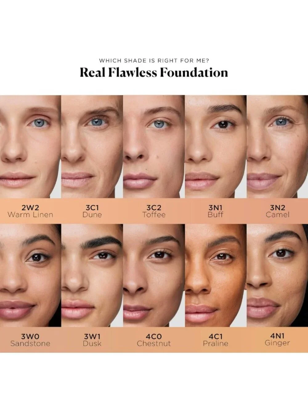 Real Flawless Liquid Foundation 1.01 oz - Long-Lasting, Natural Finish Makeup